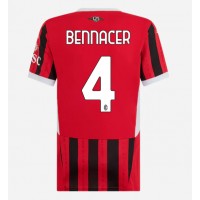 Dámy Fotbalový dres AC Milan Ismael Bennacer #4 2024-25 Domácí Krátký Rukáv